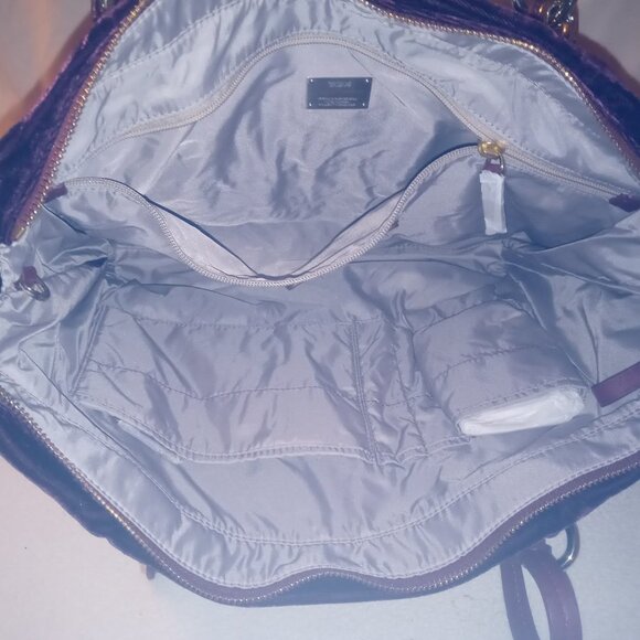 Tumi Fiona Maroon Velvet Tote - Style# 049782PTF - Picture 5 of 6